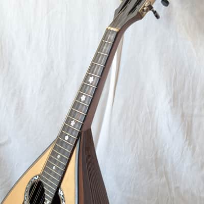 1926 Luigi Embergher Orchestra Model No. 3 — Roman bowlback mandolin, all original. image 5