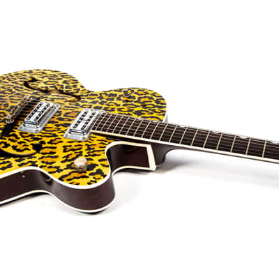 Gretsch Leopard Print  Hot Rod Owned by Brian Setzer image 12