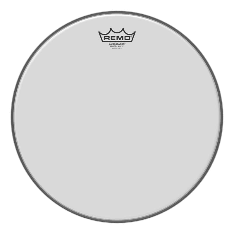 Remo 14" Ambassador Smooth White image 1