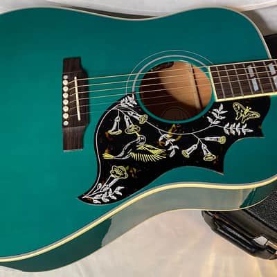 NEW! ! Gibson Hummingbird Standard - Translucent Teal - Acoustic Electric - Authorized Dealer - 4.9 lbs - G05734 image 4