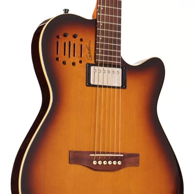 Godin A6 Ultra Guitar Sunburst 2014 image 5