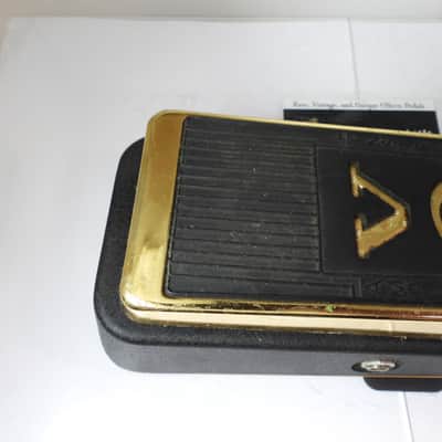 Rare Vox V847 Wah Limited Edition Gold Plated Effects Pedal Free USA Shipping image 6