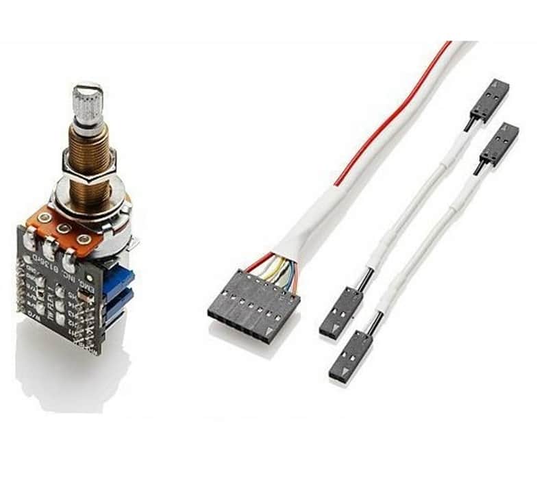 EMG 25K CONTROL LONG SHAFT PPP PUSH / PULL POT SPLIT SHAFT ACTIVE V/T B136RD ( FOR 89, 81TW ETC ) image 1