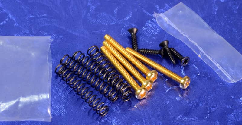 Gold Pickup Mounting Kit For Import Les Paul Custom Neck Pickup image 1