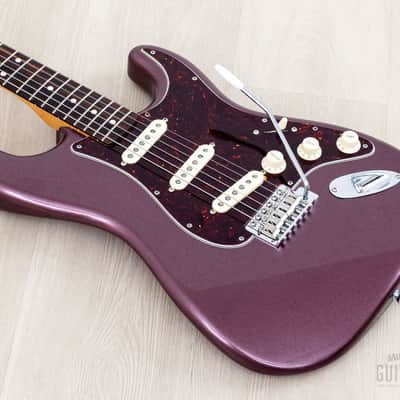 2013 Fender + MJT Stratocaster Partscaster Classic 60s Neck & Burgundy Mist Lacquer Body w/ Case image 10