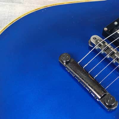 1997 Greco Japan LG-70 Eclipse Style Les Paul (Blue) image 4