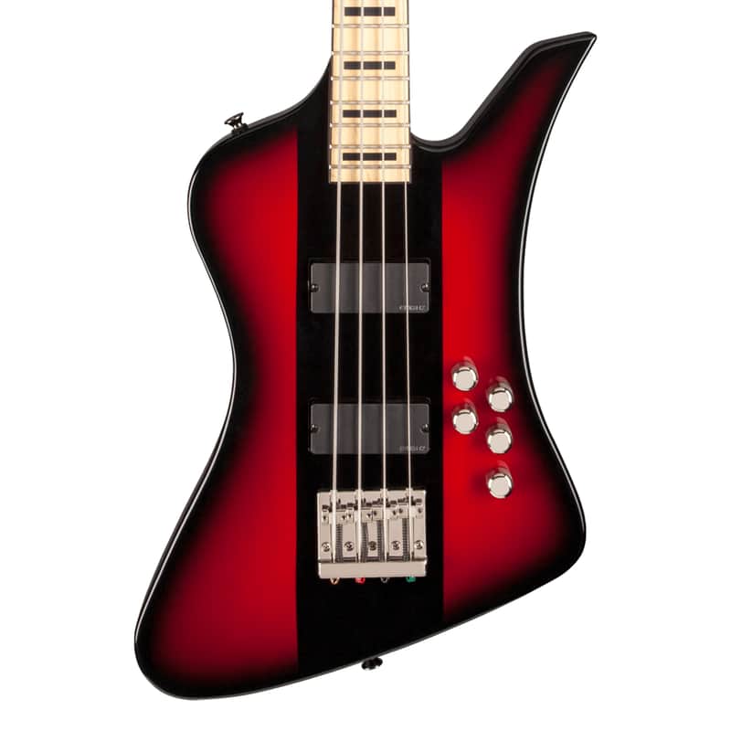 Used Jackson X Series Sig. David Ellefson Kelly Bird IV Bass - Red Stripe image 1
