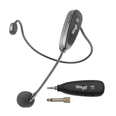STAGG 2.4 GHZ Wireless Headset Microphone Set (with Transmitter And Receiver) image 3