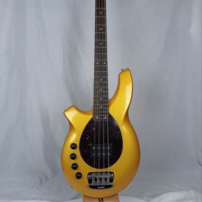 Ernie Ball Music Man Bongo 4H Left-Handed 2006 - Medallion Gold image 2