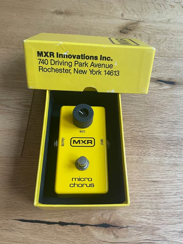 MXR マイクロコーラス　ビンテージ MXR MX-148 Micro Chorus 1982 - 1984 - Yellow vintage | Reverb