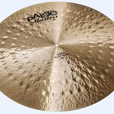 Paiste Masters Dark 20" Flat Ride Cymbal/New w-Warranty/Model # CY0005502420 image 1
