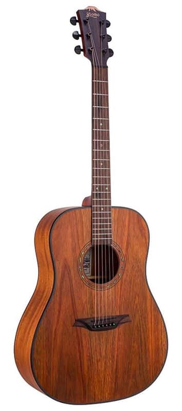Bromo BAT1M Tahoma Series dreadnought guitar with solid mahogany top image 1