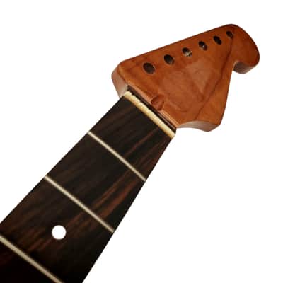 Strat Style neck Roasted maple with rosewood fretboard (Gloss) - round end frets image 3