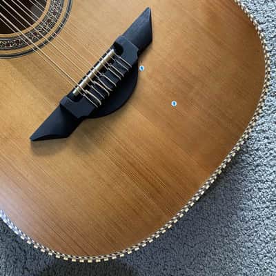 10 String Acoustic Electric Guitar, Solid Red Top Pine Body, Rosewood Fingerboard Neck image 19