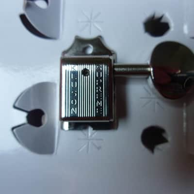 Kluson Supreme Vintage Style 6 Inline (KTS9105MN) 18:1, Nickel. Free Shipping. image 7