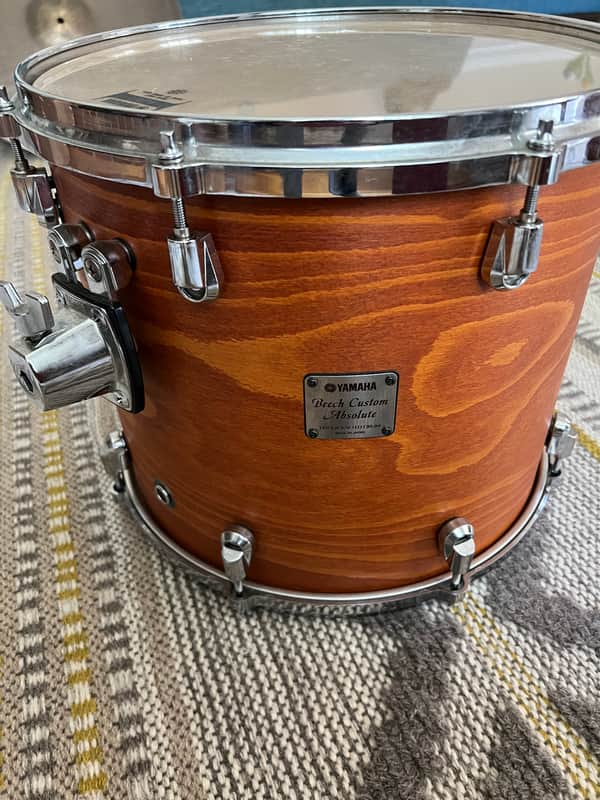 Yamaha Beech Custom Absolute Nouveau 14" hanging tom 2010s - Vintage Natural image 1