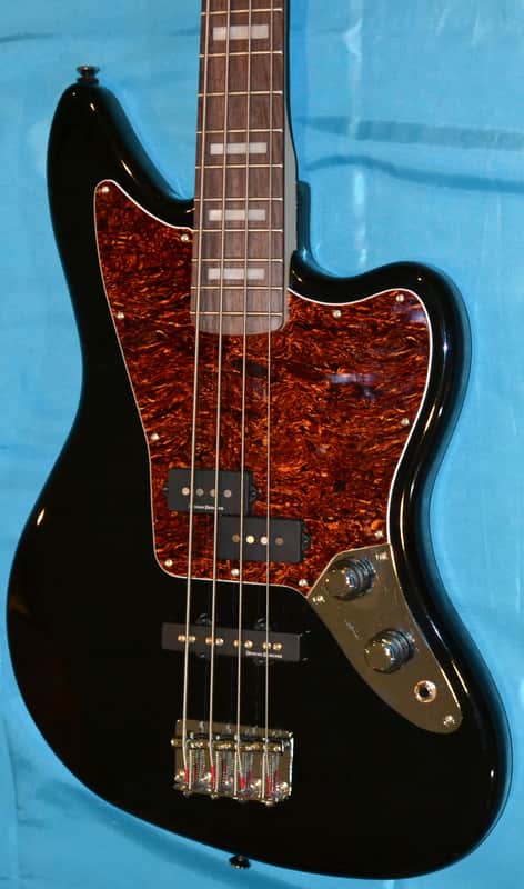 Squier  Vintage Modified Jaguar Bass  Black image 1