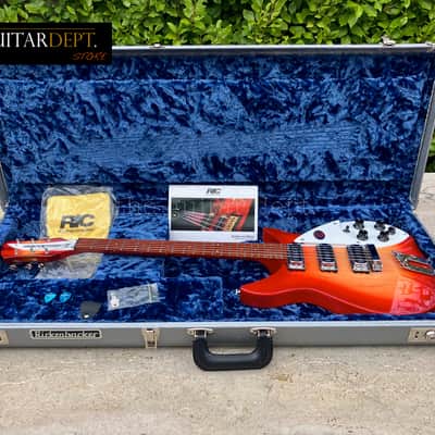 ♚ PRISTINE ♚ 2017 RICKENBACKER 350V63 Liverpool ♚ LUSH DEEP FIREGLO !♚ 6.2 LBS !♚ TOASTERS♚SAVE ££s. *360*330*325 image 2