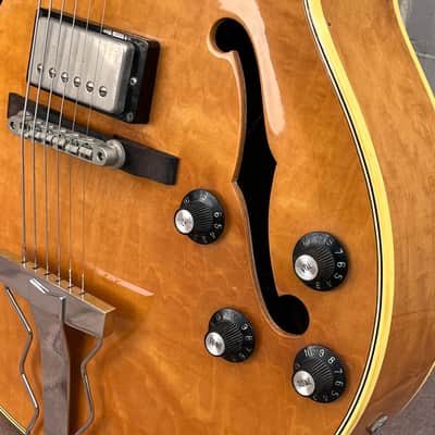 VIDEO 1990 Greco FA-80 (ES-175) CUSTOM ORDER MADE (Flame Maple