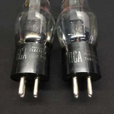 GREAT PAIR RCA Type # 80 RECTIFIER Audio Radio Vintage VACUUM TUBES J.8722 image 2