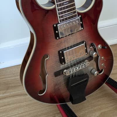 Firefly Pegasus Hollow-Body 2026 - *RARE* Flamed Maple Cherry Burst image 2