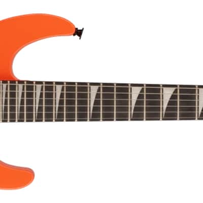 Jackson JS Series Dinky Minion JS1X, Safety Orange, Amaranth image 1