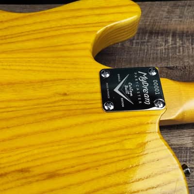 MyDream Partcaster Custom Built - Ash Butterscotch Bigsby Charlie Christian image 11