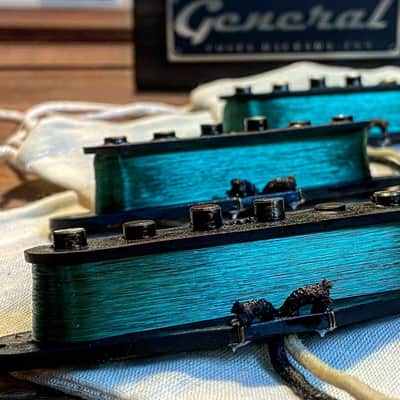 General Vintage Tone  1963 Pickups NOS for Stratocaster Stevies Scatter wound Old Corona wire NOS , image 1