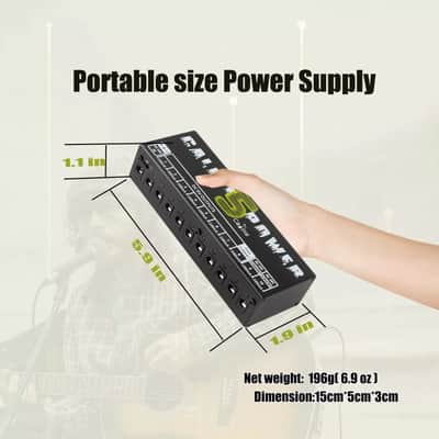 Guitar Caline Pedal Board Power Supply 10 Output 9V 12V 18V Effect Pedals image 10