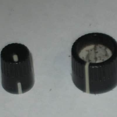used (is fine & works) Boss MIDDLE / MID FREQ potentiometer [ upper part : 50 30C 04 5F / lower part: 10 4w 04 5F ] + nut and two piece knob (controls) taken off of MT-2 Metal Zone (pedal NOT included) 2000s / 2010 (teal rectangle shape, stacked) image 16