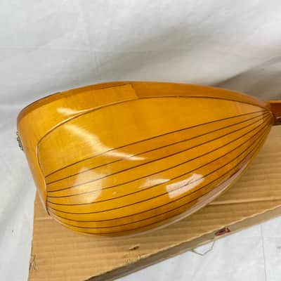Vintage 1966 Suzuki Japan Neapolitan Bowl Back Model 223 Mandolin and Box image 6