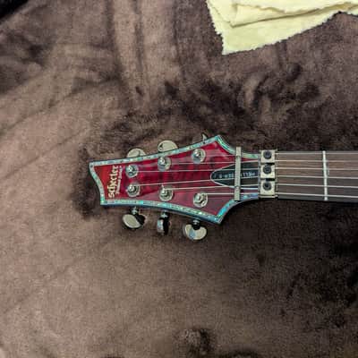 Schecter Hellraiser C-1 FR S Sustainiac 2013 - Present - Black Cherry image 4