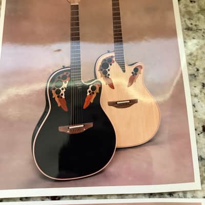 10 Ovation  8 x 10 color glossy promotional photos steel string classical nylon Adamas image 2