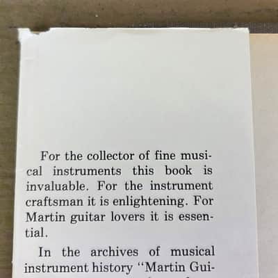 Vintage 1980 (Second Edition) "Martin Guitars: A History" by Mike Longworth Book! image 3