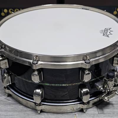 Tama 14"x 6" Starclassic G-Maple in Black Cherry with Abalone Inlay image 5