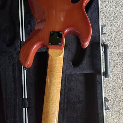 Custom Fretless Bass w Alembic parts Custom Unknown Birds eye maple and maple image 7