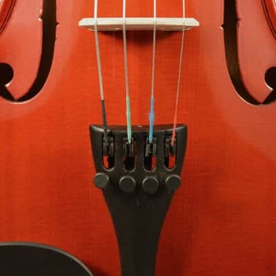 Vivace VA-100-16 Hand Carved Solid Spruce Top 16-Inch Size Standard Viola w/Lightweight Case & Bow image 5