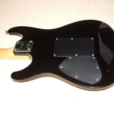 Ibanez Saber S-540 Custom Made 1991 Black USA/ Hollywood Plate image 5