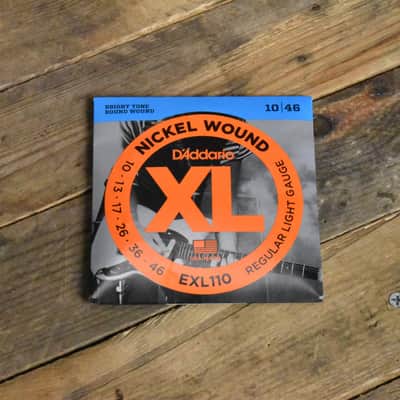 D'Addario EXL110 Nickel Wound Electric Guitar Strings 10-46 image 1