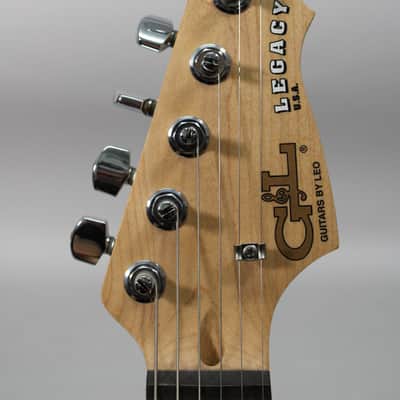 2010 G&L USA Legacy Semi-Hollow Flametop In Blueburst w/OHSC image 5