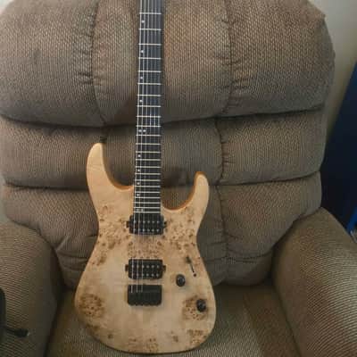 Charvel Pro-Mod DK24 HH HT E Mahogany with Poplar Burl Top 2022 - Present - Desert Sand image 1