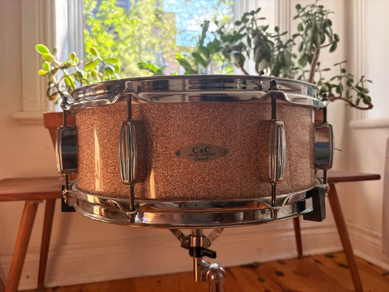 C&C Snare 5 1/2" - Champagne Sparkle image 1