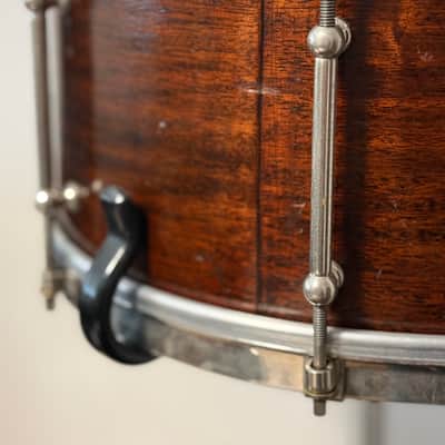 Ludwig & Ludwig 8-lug solid mahogany-1922 image 5