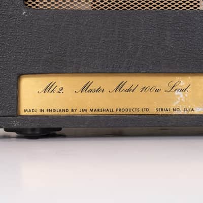 Marshall JMP 2203 MKII 100 Watt Head Late 70s / Early 80s image 7