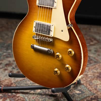Gibson Custom Shop Limited Edition 1959 Les Paul Standard Reissue Murphy Lab Electric Guitar - Faded Peach Burst Heavy Aged with Hardshell Case image 5