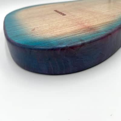 Warmtone Custom Guitars Telecaster “Mermaids Beach” Guitar Body 2 Piece Swamp Ash image 11
