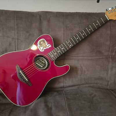 Fender Standard Telecoustic-2004-Red image 1