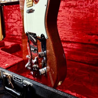 ⚡︎1995 FENDER AMERICAN TELECASTER ⚡︎ BIGSBY ⚡︎ CHAMPAGNE SPARKLE image 6