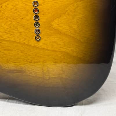 Grosh Guitars USA NOS Vintage T Singlecut Guitar with COA + Case 2016 - Two Tone Burst image 13