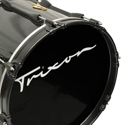 Trixon Field Series Marching Bass Drum 18×14 - Black image 2